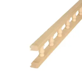 Kelleher 313088970968 4 Ft. X 2-1/4 Inch 3/4 Maple Galley Rail Waddell Paintable Stainable