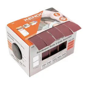 5roll6m Kendo Emery Roll 5 Grit Sandpaper Assorted 150 240 320 400 6
