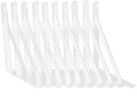 Bsjz-10in-10 Kersally 10 Inch Shelf Brackets Pack Heavy Duty L For Shelves 90 Degree