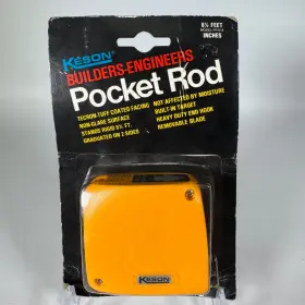Pr-618 Keson Pr618 Builders Pocket Rod Units Foot And Inch 6-1/2-foot Removable