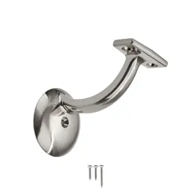 Stair-sn-6 Khtumeware 6 Pack Brushed Satin Nickel Hand Rail Bracket Heavy Duty Hardware