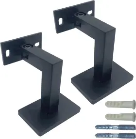 Kl-qzj-001 Kimchul Handrail Brackets For Adjustable Staircase Stair Railing Black/silvery