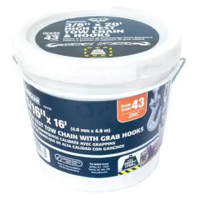 426760 Kingchain 5/16 Inch X 16 Ft. Grade 43 High-test Tow Chain With Clevis Grab
