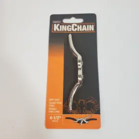 966521 Kingchain 4-1/2 Inch Wire Rope Cleat Silver Tone Part Number King Chain New