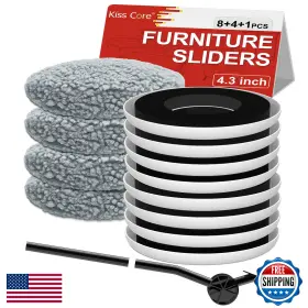 B0fcfz1fbs Kiss Core New Upgrade 3-in-1 Furniture Sliders Carpet/hard Floor Movers Lifter Included