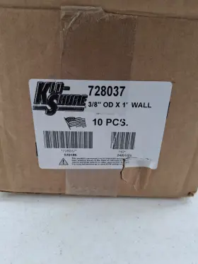 728037 Klo-shure Strut Mount Insulation Clamp 3/8 Inch Od X 1 Wall Case Of 10 #728037 Nib