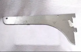 186ll-ss-10 Knape & Vogt And Shelf Bracket #186 Stainless Steel 10 Inch With 2 Lugs