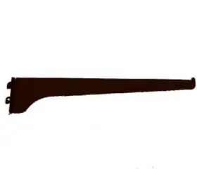 Knape & Vogt Mfg Co 029274151782 Series 80 Shelf Standard Bracket Black Steel 12- Inch 180 Blk 12