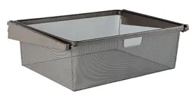 0335-bskt-7cn Knape & Vogt Mfg Co Closet Culture Mesh Basket Champagne Nickel 7- Inch