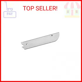 1667 Knape & Vogt Mfg Co And John Sterling Fast-mount Double Slot Shelf Bracket 10-inch Galvan