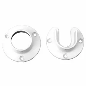 Cd-0010-wt Knape & Vogt Mfg Co 6 Pack Pole Sockets White Zinc Pr