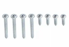 Cd-0047-ch Knape & Vogt Mfg Co Shelf Bracket Screws Chrome 8-pk. -cd-0047-ch
