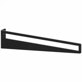 Rp-201pt-8bk Knape & Vogt Mfg Co Pittsburgh Style Decorative Shelf Bracket Black 8- Inch -rp-201pt-8bk