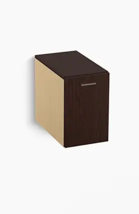 99674-1wl Kohler Jute Vanity Bridge 12 Inch Two Drawer Laurentii Silk