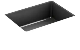 K-8189-7 Kohler Co 8189-7 Verticyl Rectangle Bathroom Sink Black