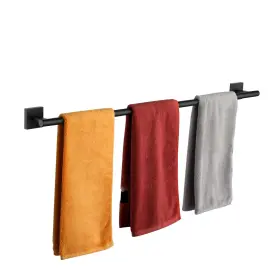 B0b1x5nkrb Kokosiri 36 Inch Matte Black Bathroom Towel Bar Rail Holder - Modern And Durable