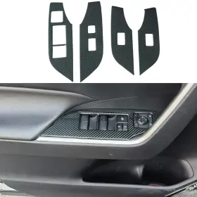 Kolya 794697617930 Door Window Switch Panel Cover Control Button Trim Compatible Wi