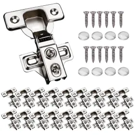 202009 Konigeehre 20 Pack Soft Close Cabinet Door Hinges For 1/2 Inch Partial Overlay 105 Degree O