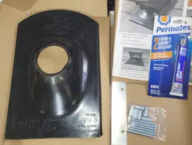 Kozy Kollar 867447000419 Roof Boot - For 3 Inch Id Pipe Pv-3 Made In Usa New Box