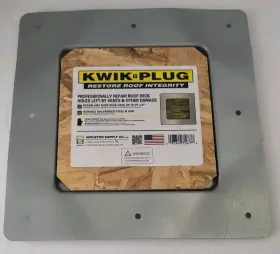 93349756776 Kwik Plug 2 Pk Gibraltar 8 X Inch For Roof Deck Holes Left By Old Vents And Etc
