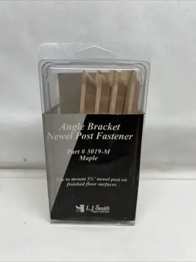 3019-m L.g Smith 3019m Angle Bracket Newell Post Fastner L.j. Stair Systems Part #3019-m Maple