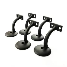 Langdoly 737655606546 3 Inch Solid Heavy Duty Round Base Handrail Brackets For Staircase-pack Of Sati