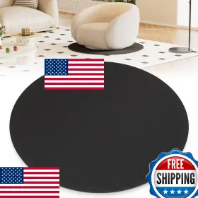 B0c247x2l1 Laowu Non-slip Recliner Mat For Hardwood Floors - 27.5 Inch Round Furniture Gripper Pad