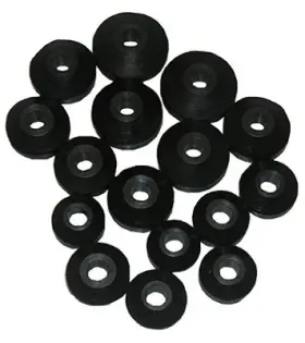 02-1093 Larsen Supply Co. Inc. 6 Pack - Faucet Washer Small Beveled Assortment -02-1093