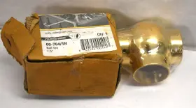 00-704 Lavi Industries 00-704/1h Polished Brass Ball Tee For 1.5 Inch Tubing Replacement