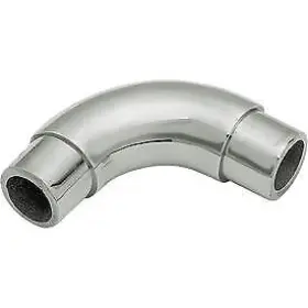 40-731 Lavi Industries 40-731/1 Flush Elbow Fitting Radius For 1 Inch Tubing Polished Stainless