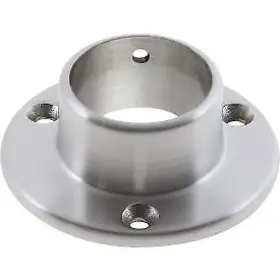 49-510 Lavi Industries 49-510/1h Flange Wall For 1.5 Inch Tubing Satin Stainless Steel