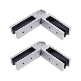 Lxmy4743 Lc Lictop Adjustable Glass To Clamp 90-180-270 Degree Angle 304 Stainless Steel