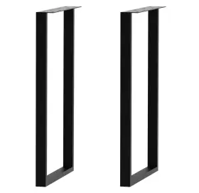B0bq64slbk Lendpea Heavy Duty Metal Table Legs 28 Inch U-shape Industrial Desk Coffee Computer