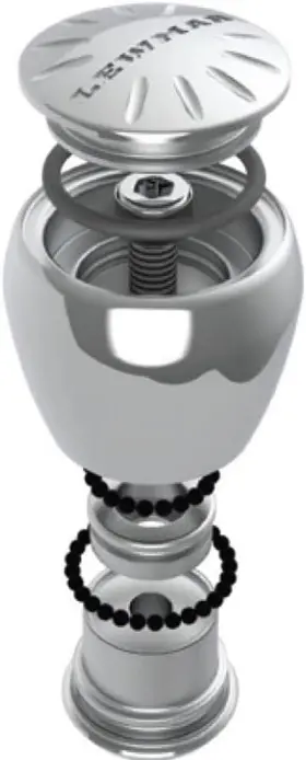 89700862 Lewmar Polished Ss Knob With Rim Clamp