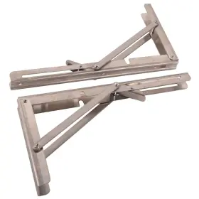 Lfgd0113c0003 Lfgud Folding Shelf Brackets 12 Inch Heavy Duty Stainless Steel Bracket For Table