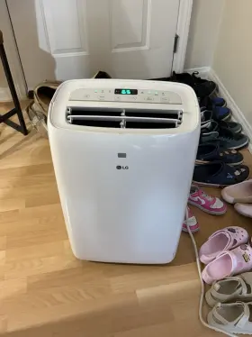 1005824823 Lg 7 000 Btu Portable Air Conditioner 115v Cools 300 Sq Ft 12 X 25 Room