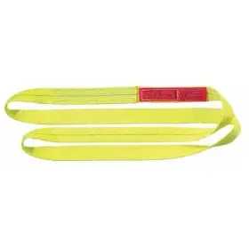 En1801dx8 Lift-all Web Sling Type 5 8 Ft L 1 In W Polyester Yellow