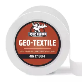 Liquid Rubber 445003112191 Geo-textile Roof Fabric 4 Inch X 160 Ft. Polyester Reinforcement For Roofing And Wa