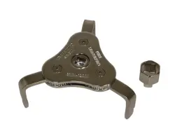 83045638308 Lisle 63830 61-124mm 3 Jaw Filter Wrench With Adapter Metal