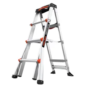 Little Giant 680358007458 Smart Step 4ft-6ft Aluminum Ladder