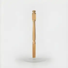 Lj-4180-b Lj Smith Beech Newell Post 3 1/4 Inch 47 Shrt Utl Nwl