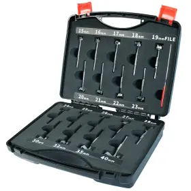 Lltwoluvrr 650558115024 Forstner Bit Set 18 Pcs 15-40mm For Wood High Speed