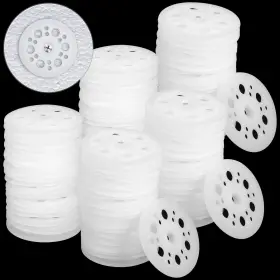Ye-5l0m-h3h9 Lnrueg 500 Pcs 46mm Plastic Flat Washers Load Spreading 1.81 Inches White