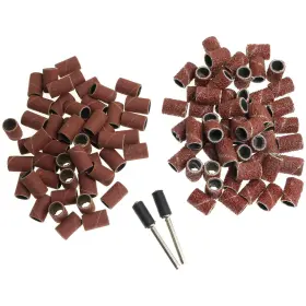 2in-2s-100 Longdex Sanddrum-1/2in-2s-100 Sanding Band Sleeves 100pcs 1/2 Inch 60/120 Grit Sand Drum With 2 Pcs 1/8 Inc
