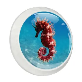 Hwyls-002-1 Lorvies 4 Pack 1.37 Inch Ocean Decorative X 1.10 0.66 In Red Seahorse