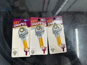 B123k Lucky Line New 3-pack Lot Kw1 Wrench Blank House Key Fits Sc1