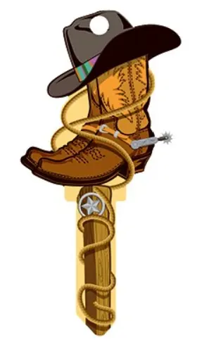 B132s Lucky Line 5 Pack - Sc1 Cowboy Key Blank