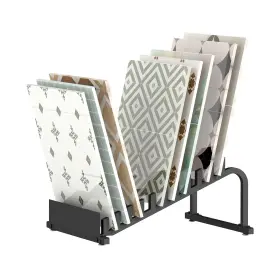 Usn42-0005 Lukar 10-tier Tile Sample Display Stand Adjustable Large Rack Metal