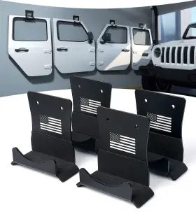 Lp001007103-f Lupar Storage Door Hangers Compatible With 1956-2024 Jeep Wrangler America Flag Wa