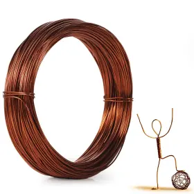 C03376 Luter Aluminum Craft Wire 164ft/ 50m 1mm Metal Armature For Crafts Flexible B